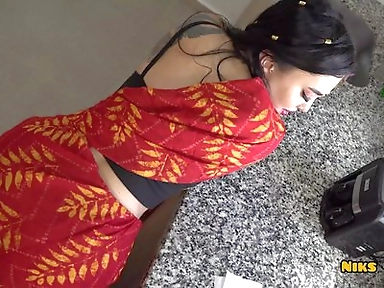 Shy Big Boobs MILF Bhabhi Fucked Hard by Devar