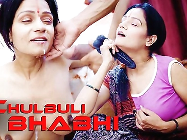 Desi Chulbuli Bihari Bhabhi Surprises to See Devar Huge Cock