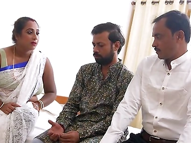 Son-In-Law and Mother in Law Banging with Hardcore Sex - Threesome