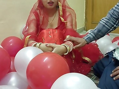 First Night of a Newly Married Desi Beautiful Hot Wife Fucked by Husband