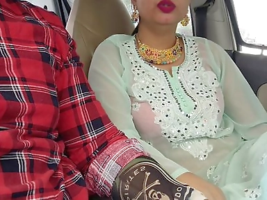 First Time in Car Fucked in Indian Beautiful Woman