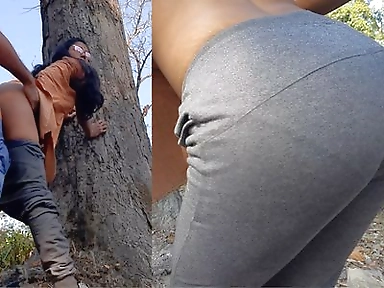 Indian Girl Fucked at Deep Forest - Indian Desi Porn at Outdoor
