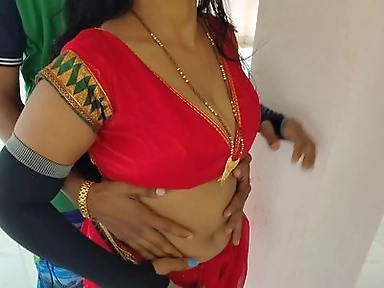 Tharki Aunty Lifted Her Saree and Legs and Smacked, Aunty Said and Fuck Hard