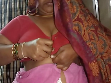 When My Wife Came Near Me in Saree for the First Time Then I Grabbed Her Nipples and Looked at Her Chubby Pussy and It Was Delic