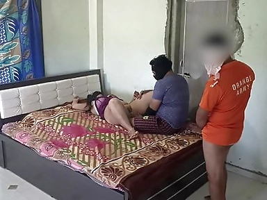 My Best Friend Wife 3some Doggy Style Hard-core Fucking Telugu Dirty Talking