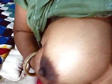 Neighbor's Aunty Said, Before Fucking Me, Massage My Breasts Well and Lick My Pussy to Get the Juice Out of It.