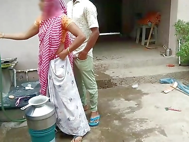 Yoursoniya Brother-in-law Fucked Sister-in-law While Filling Water
