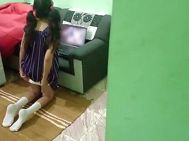 Indian Stepsister Home Alone