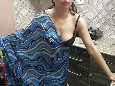 Indian Desi Bhabhi Fucked Hard by Her Brother-in-law in Kitchen
